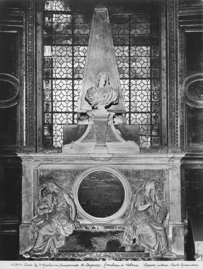 Tomb of Charles Le Brun and His Wife, Suzanne Butay by Antoine Coysevox